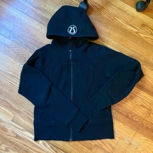 Lululemon Scuba Black Zip Up Hoodie